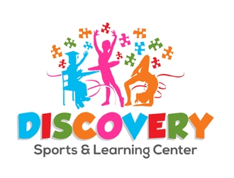 Discovery Sports and Learning Center logo design by MAXR