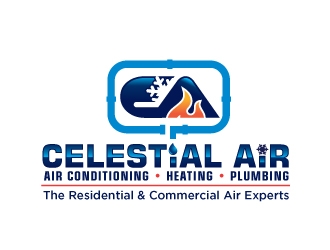 Celestial Air logo design by Foxcody