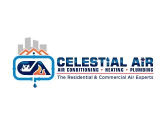 Celestial Air logo design by Foxcody