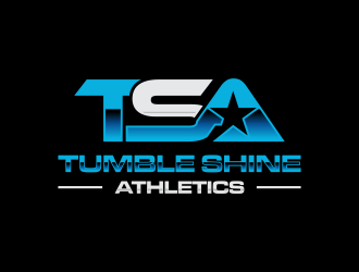 Tumble Shine Athletics logo design by haidar