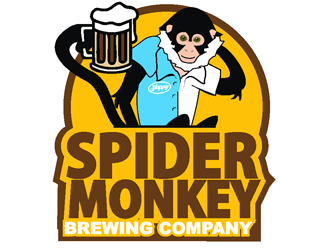 Spider Monkey Brewing Company logo design by coco