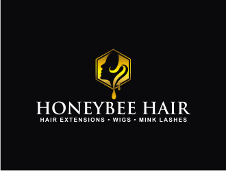 Honeybee-hair logo design by dhe27