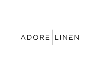 Adore Linen logo design by alby