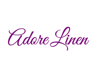 Adore Linen logo design by ElonStark