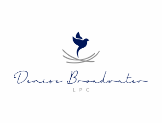 Denise Broadwater, LPC logo design by afra_art
