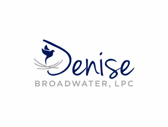 Denise Broadwater, LPC logo design by santrie