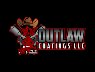 Outlaw Coatings, LLC logo design by Kruger
