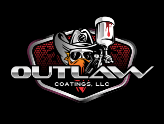 Outlaw Coatings, LLC logo design by AisRafa