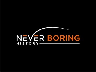 Never Boring History logo design by bricton