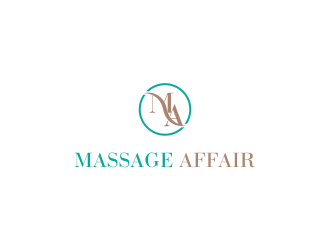 Massage Affair  logo design by oke2angconcept