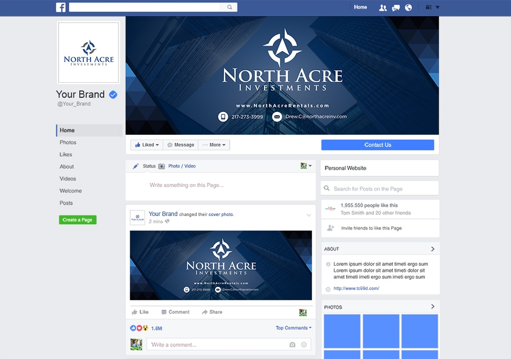 North Acre Investments logo design by mletus