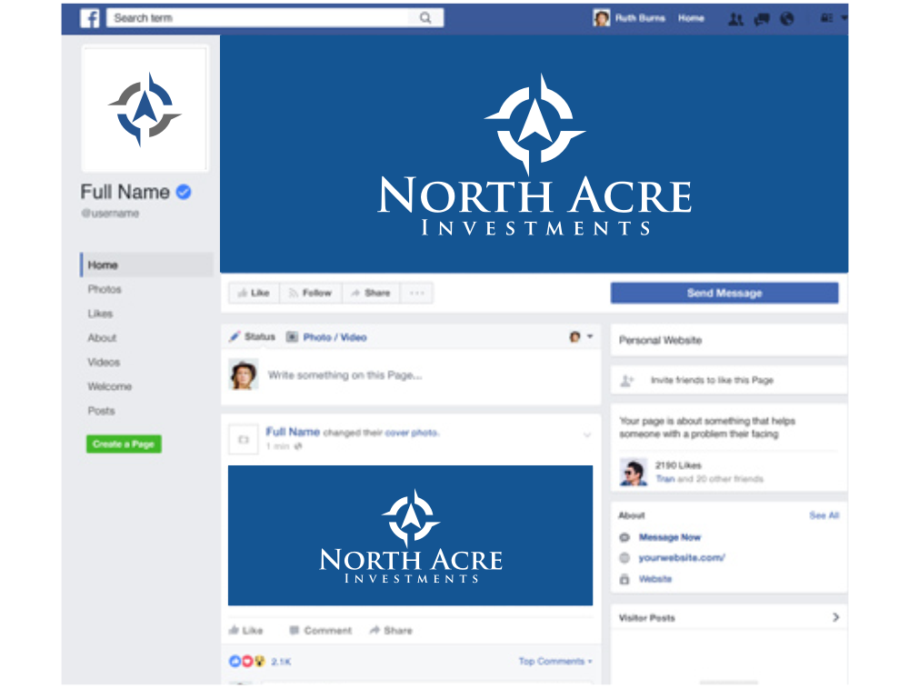 North Acre Investments logo design by Franky.