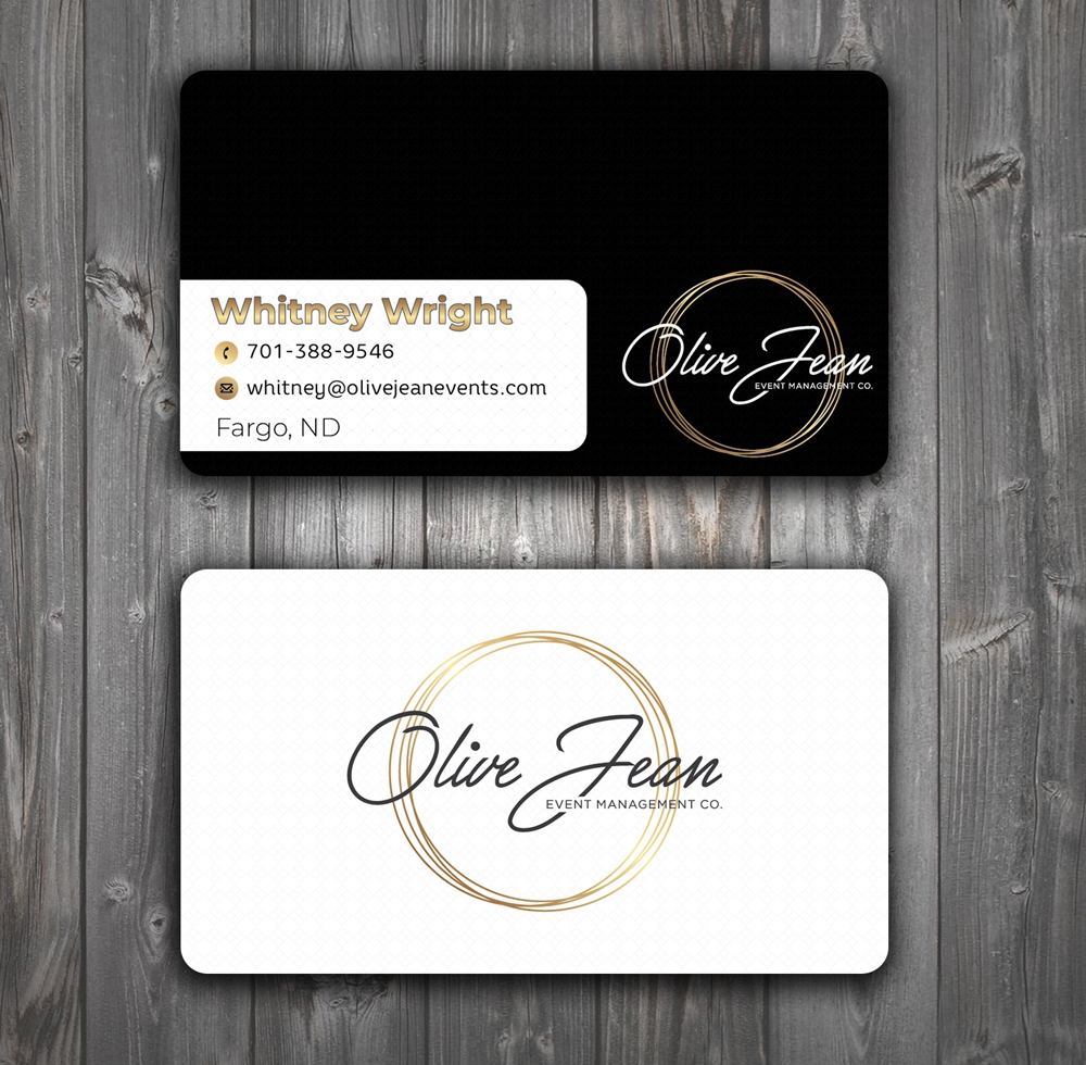 Olive Jean Event Management Co. logo design by rootreeper