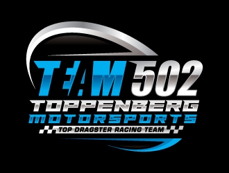 TEAM 502     TOPPENBERG MOTORSPORTS logo design by jishu