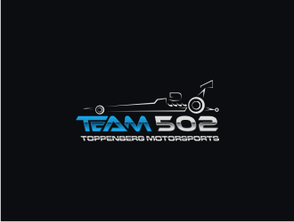 TEAM 502     TOPPENBERG MOTORSPORTS logo design by elleen