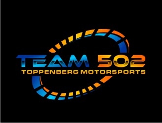 TEAM 502     TOPPENBERG MOTORSPORTS logo design by bricton