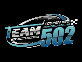 TEAM 502     TOPPENBERG MOTORSPORTS logo design by esso