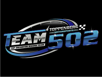 TEAM 502     TOPPENBERG MOTORSPORTS logo design by esso