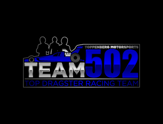 TEAM 502     TOPPENBERG MOTORSPORTS logo design by fastsev