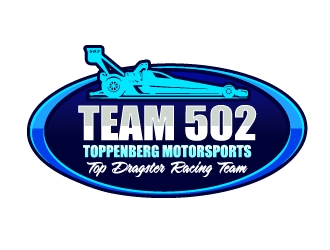 TEAM 502     TOPPENBERG MOTORSPORTS logo design by Ultimatum
