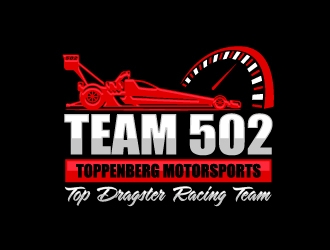 TEAM 502     TOPPENBERG MOTORSPORTS logo design by Ultimatum