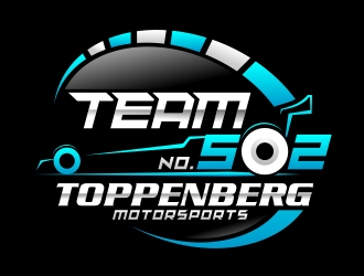 TEAM 502     TOPPENBERG MOTORSPORTS logo design by totoy07