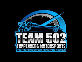 TEAM 502     TOPPENBERG MOTORSPORTS logo design by daywalker