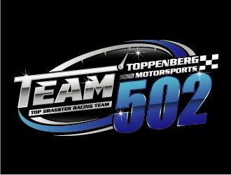TEAM 502     TOPPENBERG MOTORSPORTS logo design by esso