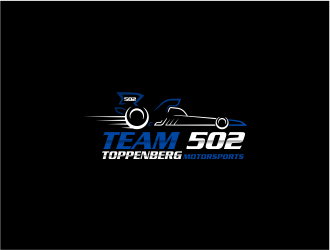 TEAM 502     TOPPENBERG MOTORSPORTS logo design by WooW