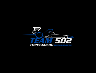 TEAM 502     TOPPENBERG MOTORSPORTS logo design by WooW