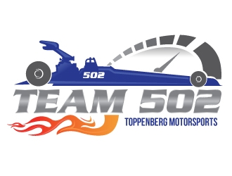 TEAM 502     TOPPENBERG MOTORSPORTS logo design by Upoops
