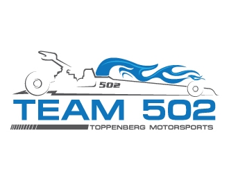 TEAM 502     TOPPENBERG MOTORSPORTS logo design by Upoops