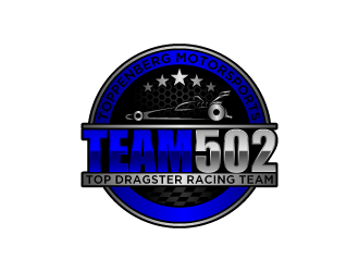 TEAM 502     TOPPENBERG MOTORSPORTS logo design by fastsev