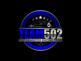 TEAM 502     TOPPENBERG MOTORSPORTS logo design by fastsev
