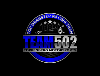 TEAM 502     TOPPENBERG MOTORSPORTS logo design by fastsev