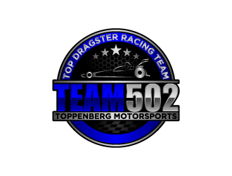 TEAM 502     TOPPENBERG MOTORSPORTS logo design by fastsev