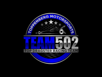 TEAM 502     TOPPENBERG MOTORSPORTS logo design by fastsev