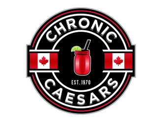 Chronic Caesars logo design by done