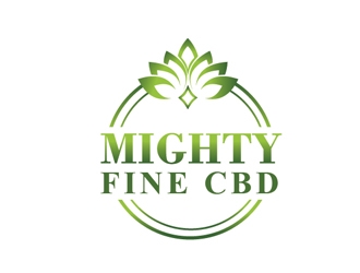 Mighty Fine CBD logo design by Roma
