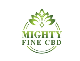 Mighty Fine CBD logo design by Roma