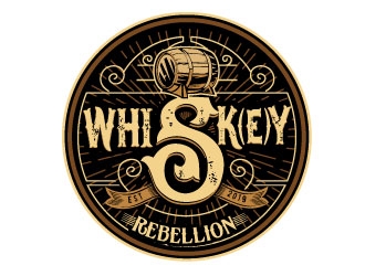 Whisk(e)y Rebellion logo design by REDCROW