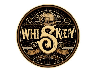 Whisk(e)y Rebellion logo design by REDCROW