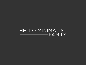 Hello Minimalist Family logo design by afra_art