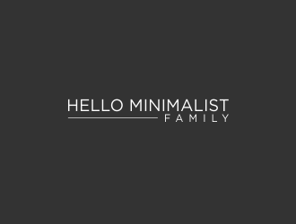 Hello Minimalist Family logo design by afra_art