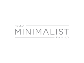 Hello Minimalist Family logo design by ndaru