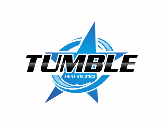 Tumble Shine Athletics logo design by giphone