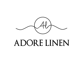 Adore Linen logo design by JessicaLopes