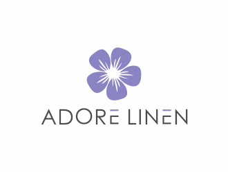 Adore Linen logo design by giphone
