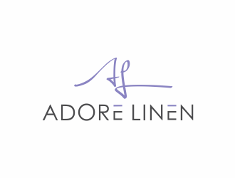 Adore Linen logo design by giphone
