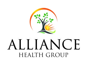 Alliance Health Group  logo design by jetzu